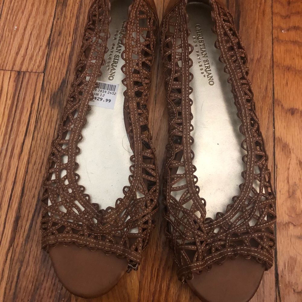 Christian Siriano open toe shoes - Size 12
